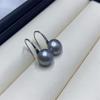 Aretes de Zapato de Tacón Alto de Plata de Ley S925 Yuhe con Perlas de Agua Dulce de Alto Brillo, Ganchos Versátiles y Elegantes, Disponibles en Múltiples Colores, Perlas Blancas