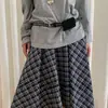 Moda Coreana Nueva Bolso de Cinturón Versátil de Gamuza Bolso de Cintura Elegante Accesorio para Vestido Bolso de Cintura