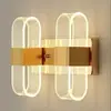 Lámpara de Pared Moderna de Acrílico para Mesita de Noche Dormitorio Sala de Estar Lámpara de Pared de Fondo Decoración Simple Decoración de Pared de Dormitorio Mesita de Noche