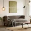 Sofá de Tela de Viento Usado Sofá Recto Pequeño Apartamento Sala de Estar Balcón Chenilla Estilo Diseñador Silla de Sofá Casual