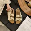 Nuevas Sandalias de Corcho de Suela Gruesa para Mujer, Versátiles para Uso Casual al Aire Libre y Playa, Zapatos Antideslizantes Suaves de Suela Retro
