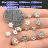 Plata de Ley S925 Plata Lisa Flor Pequeña Cuentas Barril Pulsera Tejida Seiko Pulsera de Mano Collar Accesorios Hechos a Mano DIY