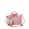 Dropshipping Transfronterizo Bolsos de Mujer 2026 Nuevo Bolso de Cesta de Verduras de Mano Bolso para el Trabajo y el Trayecto Pequeño Bolso Cruzado tipo Cubo