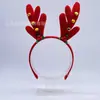 Faixa de Cabelo de Natal Grampo de Cabelo Faixa de Cabeça com Chifres de Papai Noel Faixa de Cabelo Acessórios de Cabelo para Festas de Feriado Infantil Venda por Atacado