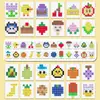 Pequeños Stickers de Frijol de Colores con Temática de Dopamina, Patrones Pequeños Creativos, Pegatinas Hechas a Mano para DIY