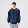 Moletom americano retrô de peso 320g, nova coleção outono/inverno 2026, moderno, corte solto, top casual versátil de manga longa