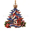 Producto nuevo transfronterizo Árbol de Navidad del Aniversario Árbol de Navidad del 250º Aniversario Manualidad Acrílica