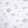 Capa para bolsa de roupas de algodão estampado, malha de algodão classe A para bebês, 300 peças, estampado, dupla face