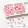 [Caramelo colorido] Cuentas redondas acrílicas imitación ojo de gato diy hechas a mano cuentas sueltas accesorios pulsera materiales de joyería