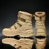 Otoño Invierno Comercio Exterior Tallas Grandes Botas de Montaña de Caña Alta para Exteriores Botas Tácticas para Exteriores Botas del Desierto Zapatos de Entrenamiento Transfronterizos para Acampar para Hombres Hombres