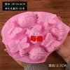 Estilo Fresco e Simples Folha de Tartaruga Oval Quadrado Grande Sabonete Artesanal Molde de Silicone Molde Antiaderente para Sabão Frio e Sabão com Óleo Essencial