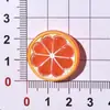 Nuevo Estilo Rodaja de Limón Imitación Rodaja de Sandía Kiwi Fruta Resina Juguete de Comida Accesorios DIY Pasador Llavero