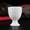 Suprimentos de Hotel Restaurante Ocidental Hotel Cerâmica Branco Puro Xícara de Ovo para Café da Manhã Suporte de Ovo Prato de Ovos Suporte para Xícara de Ovo Fabricante Criativo