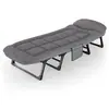 Cama plegable para descanso de almuerzo Cama individual para exteriores Cama de camping Sillón reclinable multifuncional Cama de acompañante Simple portátil Oficina Siesta
