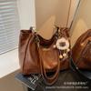 Nova Bolsa Tote Grande Capacidade Outono/Inverno 2026 para Mulheres, Bolsa de Ombro Fashion para Estudantes Universitários, Bolsa para Aula e Trabalho, Bolsa de Braço