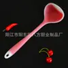 Venta al por mayor de fábrica utensilios de cocina de silicona cuchara de sopa filtro para olla caliente sopa papilla sopa casera cuchara de sopa de silicona al por mayor