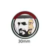 Modelo Quente Transfronteiriço Oriente Médio Emirados Árabes Unidos Retrato do Rei Senhor Esmalte Pintado Emblema Adesivo para Celular Pronto para Entrega