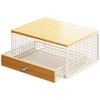 Estante para Horno de Microondas Horno de Encimera Freidora de Aire Soporte Especial Cajón de Cocina Tipo Multi-Nivel Almacenamiento de Especias