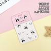 Lindo juego de tarjetas deslizantes de panda insignia de estudiante bolsa para tarjetas escolares mayoreo tarjeta de acceso tarjeta de agua funda protectora en stock fabricantes