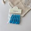 5 Um pacote de grampos de cabelo básicos para combinar, grampos BB de cor brilhante, grampos de franja, grampos laterais para meninas, grampos de gota d'água, acessórios de cabelo