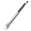 Pinzas Alimentarias Cruzadas de Acero Inoxidable y Silicona, Pinzas Alimentarias de Cocina Resistentes a Altas Temperaturas Anti-quemaduras, Pinzas para Barbacoa, Pinzas Domésticas para Bistec