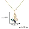 Pingente de Cobre Banhado com Zircônia Microincrustada Moda Corrente de Clavícula Versátil Pulseira Colar DIY Feito à Mão Material para Joias Pingente