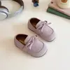 Zapatos Individuales Cuadrados de Cuero Suave Mate para Niños, Bajos, de Niña, Nuevos 2025, Retro Casual para Caminar, Zapatos Individuales para Bebé