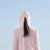 Ropa de Protección Solar de Seda de Hielo para Exteriores Upf50+ para Hombres y Mujeres en Verano, Protección UV, Chaqueta de Pesca Ligera Transpirable, Ropa de Protección Solar
