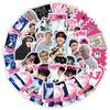 50 Adesivos Stray Kids Grupo Masculino da Coreia do Sul Estrela de Alto Valor Periférico Decorativos para Capa de Celular Venda por Atacado