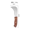 Cuchillo de fruta plegable de acero inoxidable, Cuchillo pelador portátil, Cuchillo pelador portátil para el hogar, Cuchillo multiusos para cortar melón