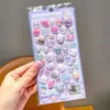Pegatinas de Gel para Niños Mini Pegatinas Estereoscópicas con Relieve 3D Pegatinas de Recompensa para Niñas Pegatinas Decoración para Funda de Teléfono Móvil