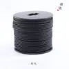 Pulsera de Cuerda de Cuero con Cuentas Zhoujia para la Mano Accesorios DIY Arena Dorada Oro Duro Cuerda Dorada Cuerda de Collar Cuero Ultrafino