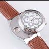 Reloj de pulsera para hombre, encendedor de carga, resistente al viento, con personalidad transfronteriza, USB, encendedor de cigarrillos electrónicos, de metal, regalo