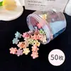 Clip de Pinza Pequeña de Garra Mini Flor de Dibujos Animados de Alto Valor Clip para Mechones Sueltos Flequillo Lateral Clip para el Cabello de Corazón de Conejo Accesorios para el Cabello para Mujer Tocado