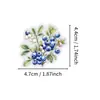 Set transfronterizo nuevo de 50 hojas de pegatinas decorativas con patrón floral dibujado a mano en acuarela, hechas de material PET transparente, con exquisitos diseños florales