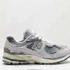 Zapatos Putian Original Puro Versión Alta zapatilla NB2002RA para Hombre y Mujer Zapatos de Padre Clásico Gris Yuanzu Zapatillas de Correr Retro