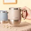 Taza de café de acero inoxidable con aislamiento al vacío de 16.91 oz con tapa, taza térmica de doble pared para bebidas calientes y frías - Regalo ideal para uso en casa, actividades al aire libre, camping, cumpleaños, vacaciones (Acción de Gracias, Navidad), Víspera de Todos los Santos