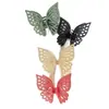 Hebilla de Cortina Nudo de Mariposa Hueco Exquisita Sensación de Alta Gama Habitación Dormitorio Corazón de Niña Decoración Sanadora Clip para Cortina del Hogar