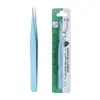Pinzas de Acero Inoxidable de Colores de 10.5cm Pinzas para Pegatinas de Cinta Pinzas para Diario DIY Cabeza Recta Cabeza Curva Pinzas