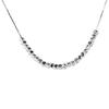Collar cuadrado geométrico de plata de ley 925 de cuerpo entero para mujer, simple, popular en Instagram, diseño de blogger, cadena de clavícula de moda 1199Y
