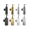 Dispensador de Jabón de Acero Inoxidable Transfronterizo Montado en Pared para Baño Soporte de Botella para Ducha Dispensador Visible de Gel Antibacterial Tipo Prensa para Manos