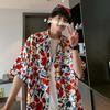 Camisa hawaiana de flores para hombre, de verano, fina, de marca, de moda, estilo Hong Kong, de manga corta, diseño, chaqueta de alta calidad.
