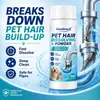 Kineshinex Pó Limpador de Ralo para Pelos de Pet 100g Ralo de Chão de Banheiro Área de Lavanderia Limpador de Cabelo Gato