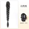 Peruca trança rabo de cavalo baixo grampo produto acabado torção trança longa penteado novo estilo chinês peruca trança rabo de cavalo