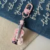 Nuevo Llavero de Moda Tendencia Gato Violín Colgante para Niña Accesorio de Estudiante Regalo para Mejor Amiga
