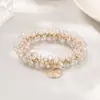 Goma para el pelo de Cristal de Temperamento para Mujer, Pulsera, Goma para el pelo para Cola de Caballo Alta, Goma para el pelo Exquisita de Tacto de Alta Calidad, Accesorio de moda para el cabello