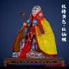 Manto Chal Madre Negra Deidad del Noreste Anciana Bodhisattva Capa Bordado Doble Fénix Ropa Decoración Salón de Hadas