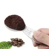 Herramientas para Hornear Cuchara Medidora de Café de Acero Inoxidable/Cuchara Medidora con Escala Cuchara para Azúcar Leche en Polvo Condimento Cuchara Profunda