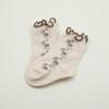 Calcetines para Bebé Recién Nacido de Media Pantorrilla Primavera y Otoño Sin Costuras Sueltos Estilo Princesa Floral Calcetines para Niña Fabricante Mayorista