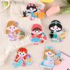 Etiqueta de Bordado Computadorizado Desenho Animado Humano Autoadesivo Patch Acessórios para Roupas Diário DIY Etiqueta de Tecido Adesivo de Bordado Adesivo de Tecido
